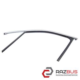 Ущільнювач скла передньої лівої двері з хромованим молдингом VOLKSWAGEN TOUAREG IVECO DAILY E III 1999-2006г