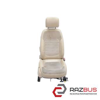 Сидіння переднє праве з підігрівом (шкіра/тканина) бежеве VOLKSWAGEN PASSAT B7 1 VOLKSWAGEN PASSAT B7 2010-2015