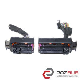 Фишки, разъемы (комплект) - блока управления двигателем 1.6 SKODA OCTAVIA A5 2004-2013