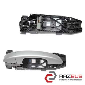 Ручка двері зовнішня задня ліва комплектна VOLKSWAGEN TOUAREG 10-18 (ФОЛЬКСВАГЕН RENAULT TRAFIC 1980-2000г