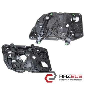 Стеклоподъемник передний левый электрический 2 пина CITROEN JUMPER II 2002-2006г