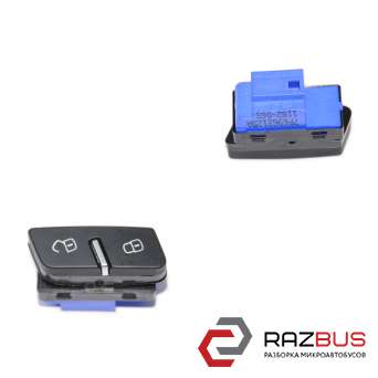 Кнопка блокування центрального замка ліва VOLKSWAGEN TOUAREG 10-18 (ФОЛЬКСВАГЕН CITROEN JUMPER II 2002-2006г