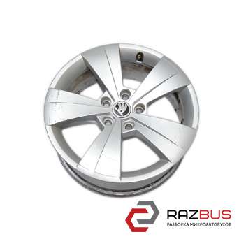 Диск колісний литий R17 6.5J ET41 SKODA SUPERB 2015-2024 SKODA SUPERB 2015-2024
