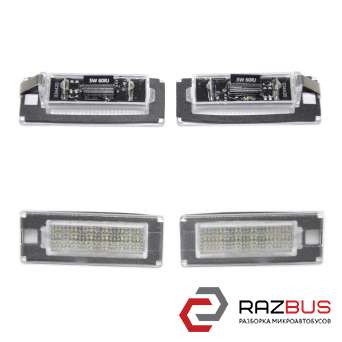 Фонарь подсветки номера LED комплект 2 шт. (Новые) PEUGEOT BOXER III 2006-2014г