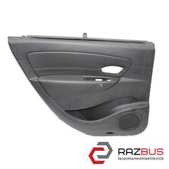Карта дверей задньої лівої зі шторкою RENAULT SCENIC 09-15 (РЕНО Сценік) RENAULT SCENIC 2009-2015