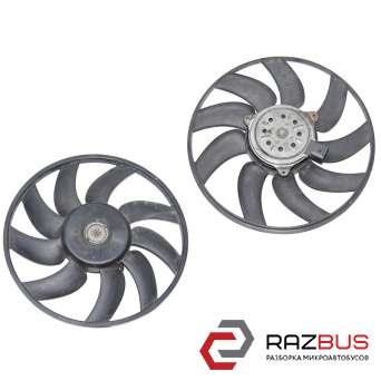 Вентилятор основного радиатора 2.0TDI 9 лопастей D345 AUDI Q3 2011-2018