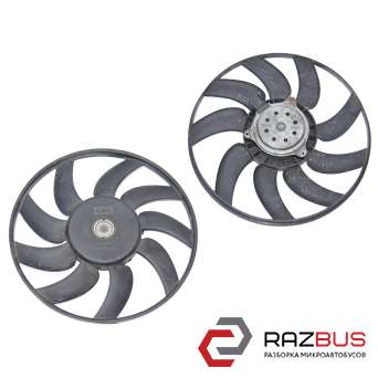 Вентилятор основного радиатора 2.0TDI 9 лопастей D385 AUDI Q3 2011-2018