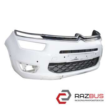 Передній бампер під протитуманки - парктроніки CITROEN C4 GRAND PICASSO 13-18 (С CITROEN C4 GRAND PICASSO 2013-2018