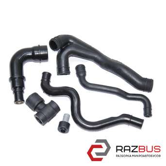 Трубки вентиляції картерних газів 1.8T 6 шт. (Нові, аналог) AUDI A4 B-6 00-06 (А AUDI A4 B-6 2000-2006