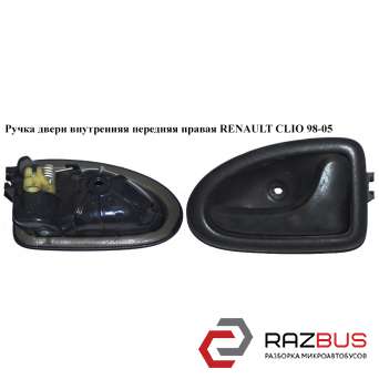 Ручка дверей внутрішня передня права RENAULT CLIO II 98-05 (РЕНО Кліо) RENAULT SYMBOL 2002-2006