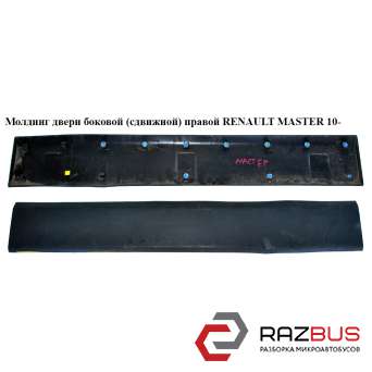 Молдинг двері бічний (зсувний) правої L124 RENAULT MASTER 10-(РЕНО Майстер) RENAULT MASTER IV 2010-2024г RENAULT MASTER IV 2010-2024г