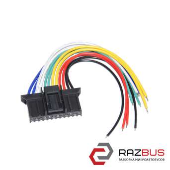 Фишка, разъем блока BCM 12 пинов D-Black с проводами (Новая) RENAULT MEGANE 2009-2016