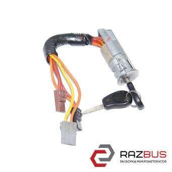 Замок запалювання в зборі 6 пінів (2 ключа) -03 CITROEN BERLINGO 96-08 (Сітроен PEUGEOT PARTNER M59 2003-2008г PEUGEOT PARTNER M59 2003-2008г