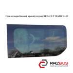 Скло дверей бічній правою (глухе) RENAULT TRAFIC 14-19 (РЕНО ТРАФІК) RENAULT TRAFIC 2014-2019