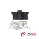 Фишка, разъем блока BSI 12 пинов черная без проводов (Новая) RENAULT SCENIC 2003-2009