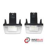 Ліхтар підсвічування номера LED комплект 2 шт (нові) PEUGEOT 207 2006-2015 (ПЕЖО PEUGEOT 207 2006-2015 1.4