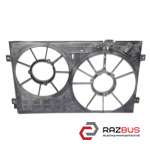 Дифузор вентилятора радіатора 2-х секційний VOLKSWAGEN PASSAT B6 05-10 (ФОЛЬКСВА VOLKSWAGEN PASSAT B6 2005-2010