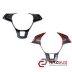 Рамка, накладка на кермо (Нова, Китай) piano black VOLKSWAGEN TIGUAN 07-17 (ФОЛЬ VOLKSWAGEN TIGUAN 07-17