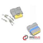 Фішка, розєм 6 пінів сірий без проводів (Новий) RENAULT KANGOO 08-12 (РЕНО КАНГ RENAULT KANGOO 2008-2012